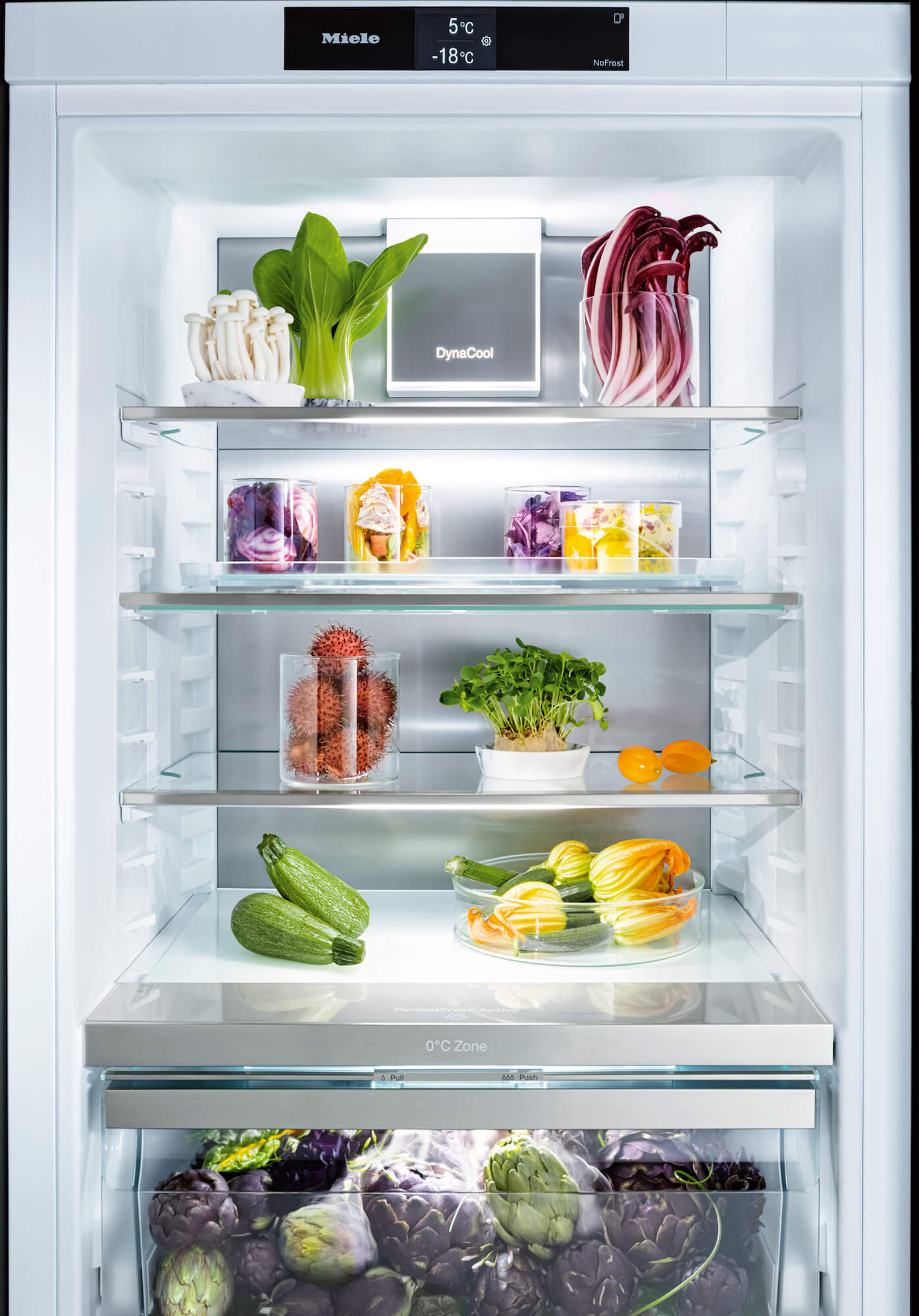 Miele Kühlschrank mit Gefrierschrank und 0 Grad Zone